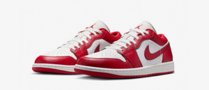 Giay Nike Air Jordan 1 Low 'Red White' 553558-166