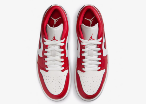 Giay Nike Air Jordan 1 Low 'Red White' 553558-166