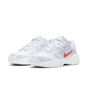 Giày Tennis Nike Wmns Court Lite 2 'Football Grey Bright Crimson' AR8838-005 - Ảnh 3