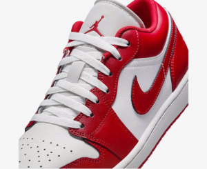 Giay Nike Air Jordan 1 Low 'Red White' 553558-166