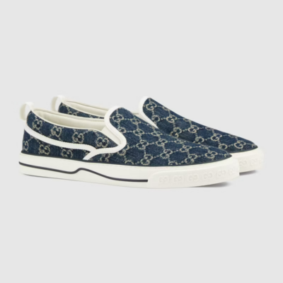 Giày Gucci Men's Tennis 1977 Slip-on sneaker 643489-2KQ20-4465 - Ảnh 4