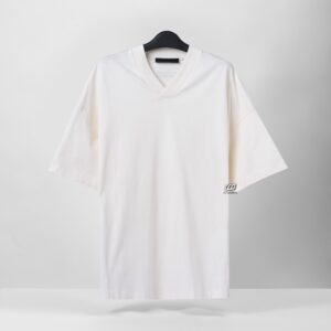 FOG ESSENTIALS V-NECK T-SHIRT - CLOUD DANCER