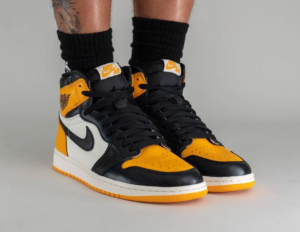 Giày Nike Air Jordan 1 Retro High OG GS 'Taxi' 575441-711 - Ảnh 4