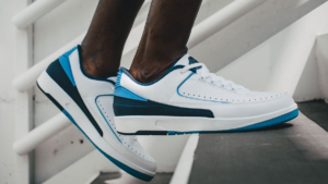 Giày Nike Air Jordan 2 Retro Low 'Midnight Navy' 832819-107 - Ảnh 6