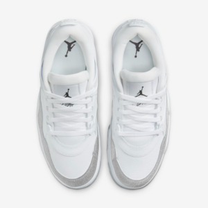 Giay Nike Air Jordan 4 RM 'White Silver Glitter' HQ3441-111