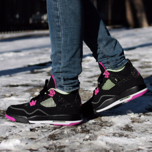 Giày Nike Air Jordan 4 Retro 30th GG 'Fuchsia' 705344-027 - Ảnh 2