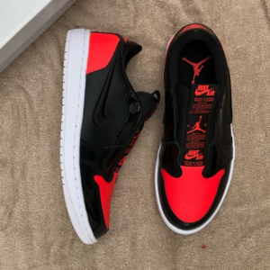Giày Nike Wmns Air Jordan 1 Low Slip 'Infra-Bred'  AV3918-600 - Ảnh 5