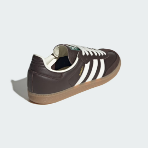 Giày Adidas Samba OG 'Dark Brown White' JR0891 - Ảnh 4