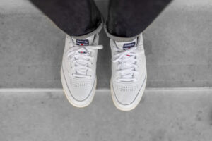 Giày Reebok Club C 85 'White Chalk' FW7798 - Ảnh 7