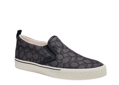 Giày Coach Skate Slip On 'Charcoal And Black' CA909 - Ảnh 3