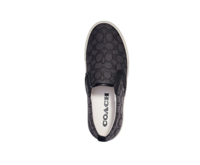 Giày Coach Skate Slip On 'Charcoal And Black' CA909 - Ảnh 4