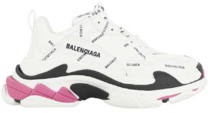 Giày Balenciaga All Over Logo Triple S ‘White’ 524039-W2FA4-9155