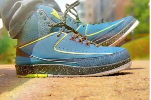 Giày Nike Air Jordan 2 Retro 'Nightshade' 385475-303 - Ảnh 6