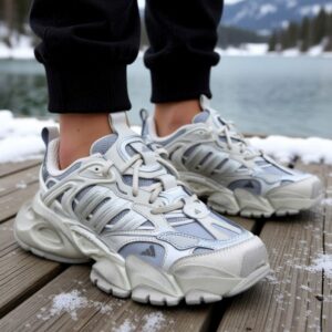 Giày Adidas Vento XLG Deluxe 'Sail Grey' JS1588 - Ảnh 2